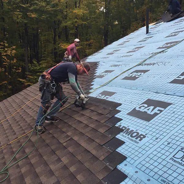 Composition roofing